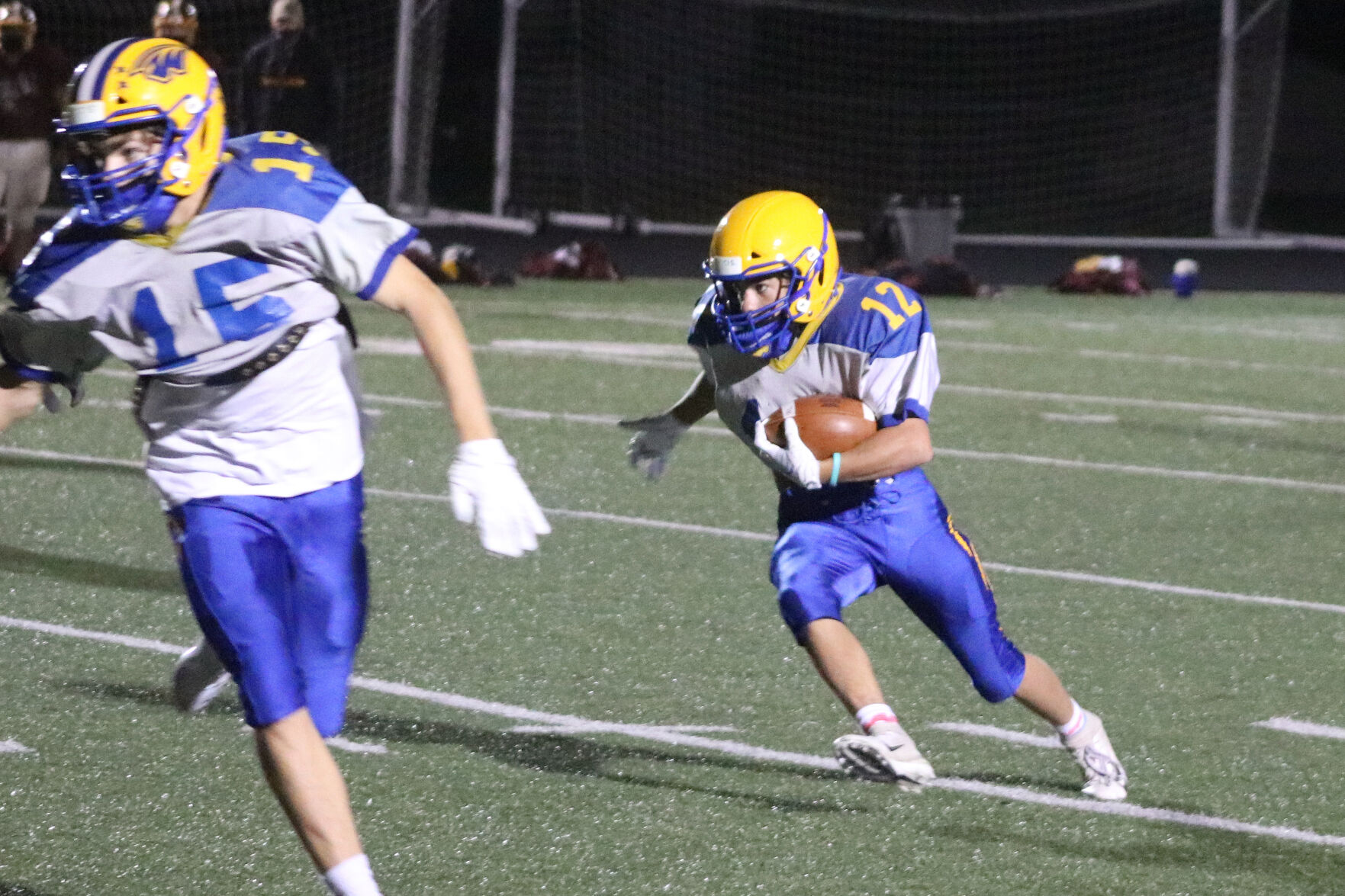 Rice Lake football scrimmage vs. Menomonie 9-18-20